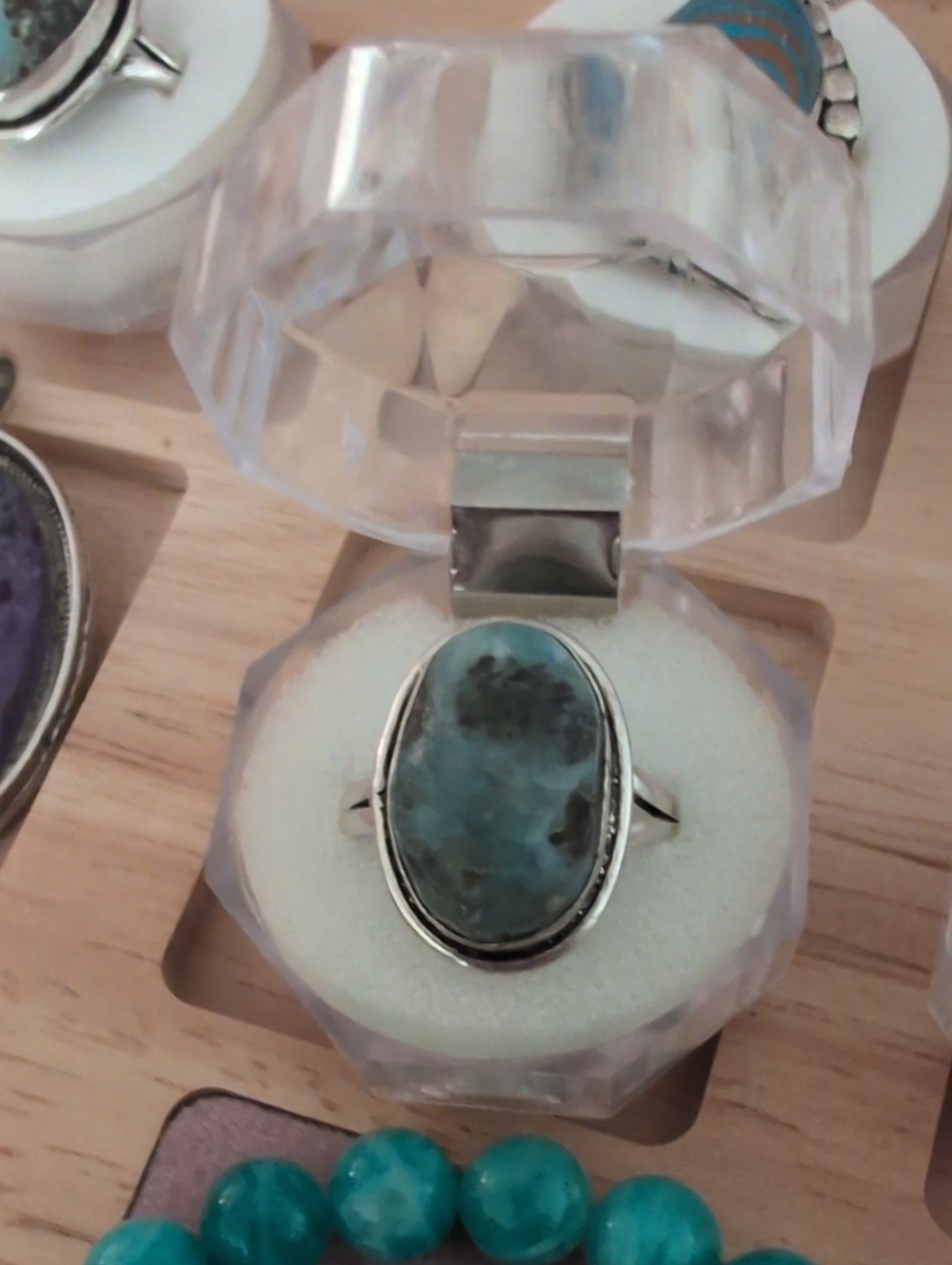 Larimar Ring Size 9.5